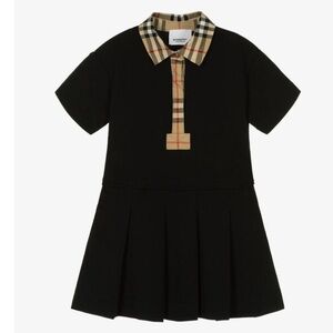 BURBERRY KIDS
Vintage Check cotton polo dress Size 6